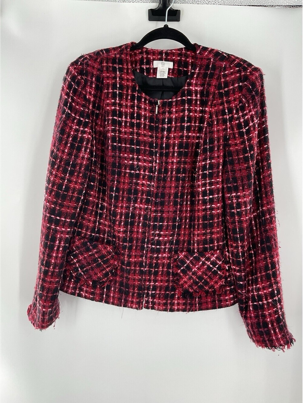 Apt. 9 Women’s Fall Jacket Woven Multicolor Wool Blend 117